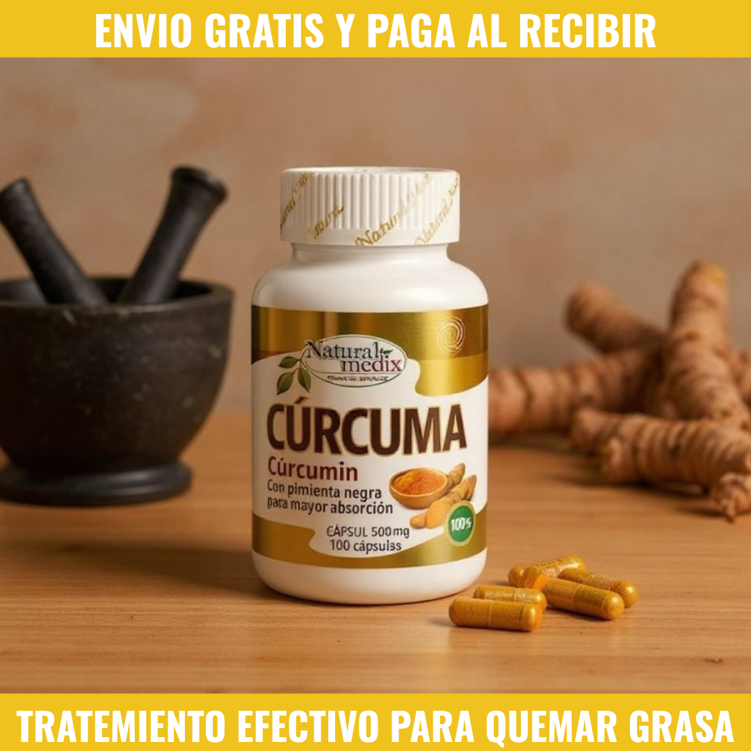 Capsulas de cúrcuma