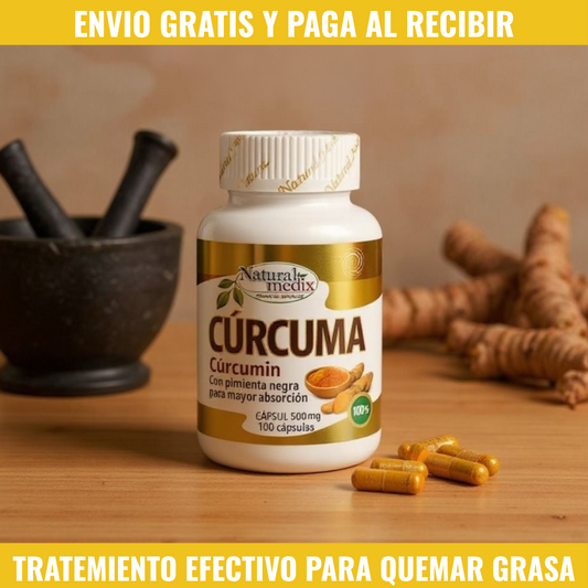 Capsulas de cúrcuma