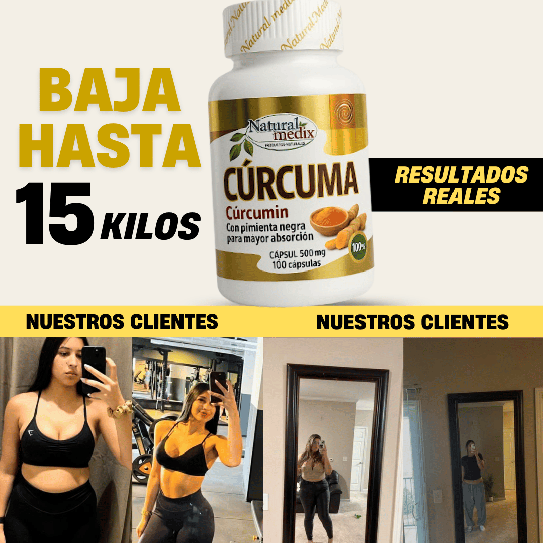 Capsulas de cúrcuma
